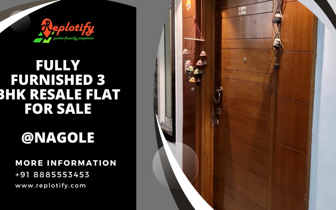 Fully furnished 3 bhk Resale flat for sale Nagole