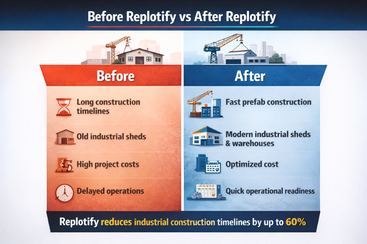 How Replotify Bridges the Industrial Warehouse Shortage in India Faster Than Ever.