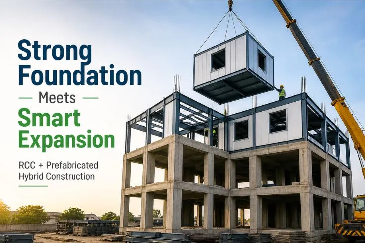 RCC Building Extension with Prefabricated Structures: Smart Expansion Solutions