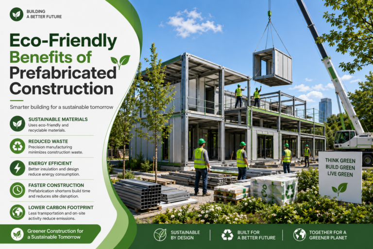 Eco-Friendly Benefits of Prefabricated Construction for Sustainable Building