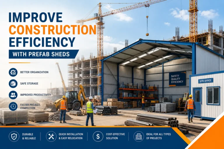 How Temporary Sheds Improve Construction Efficiency on Modern Project Sites