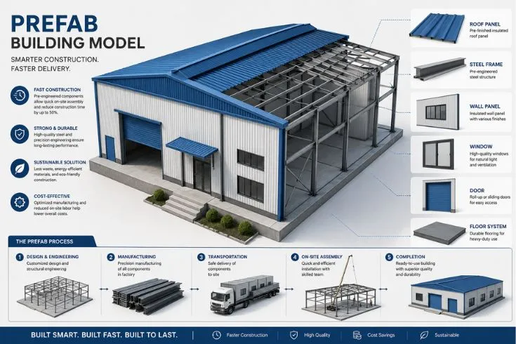 Prefabricated Building Benefits: Reduce Construction Time by 50%
