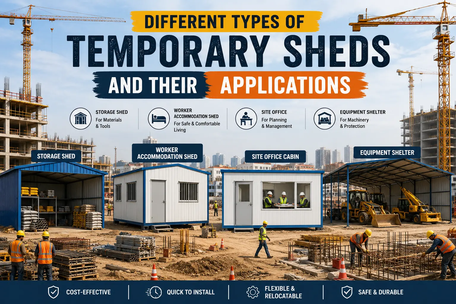 Types of Temporary Sheds